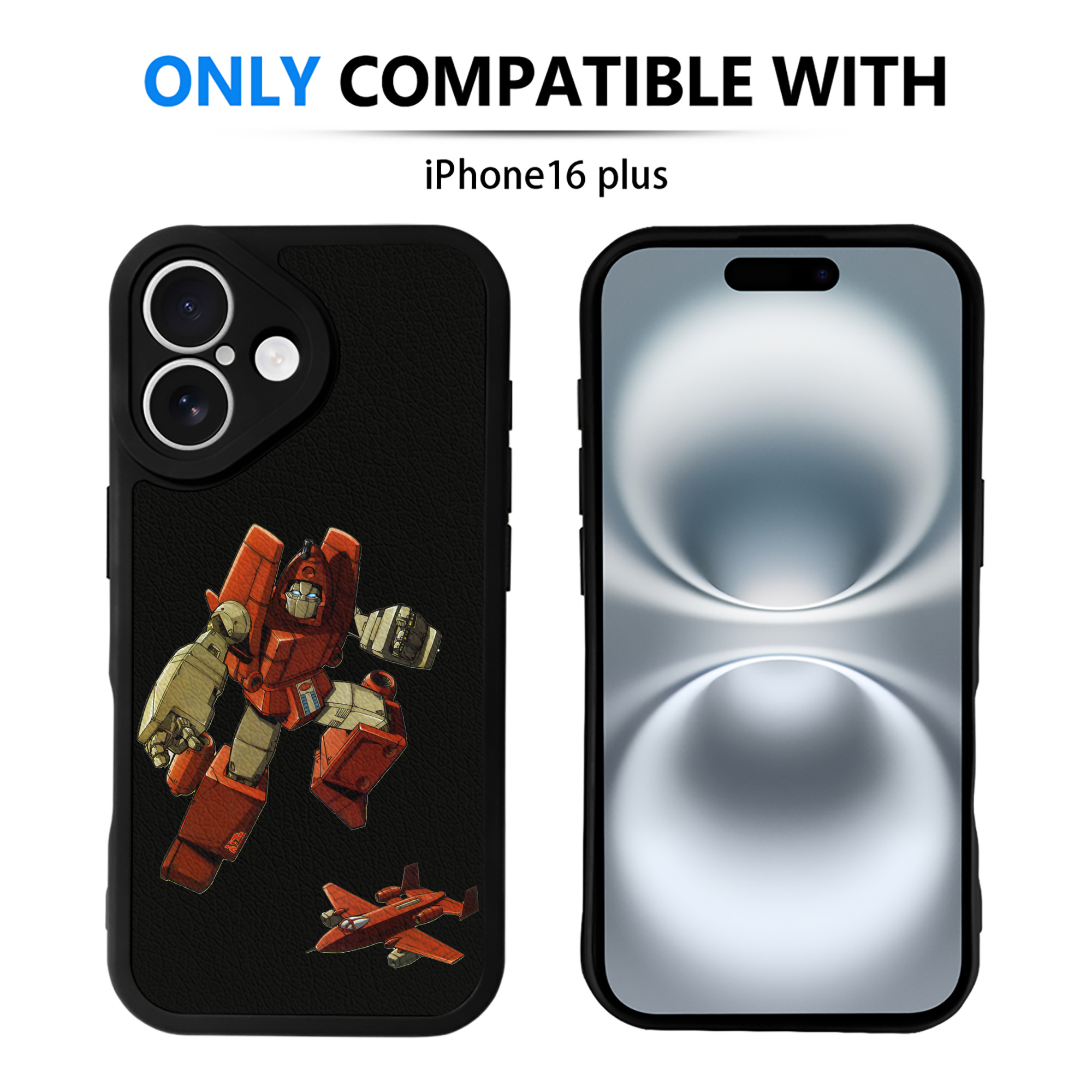 （画像用）  【iPhone 16シリーズ対応】シリコンスマホケース（レザー調） 材質：シリコン
